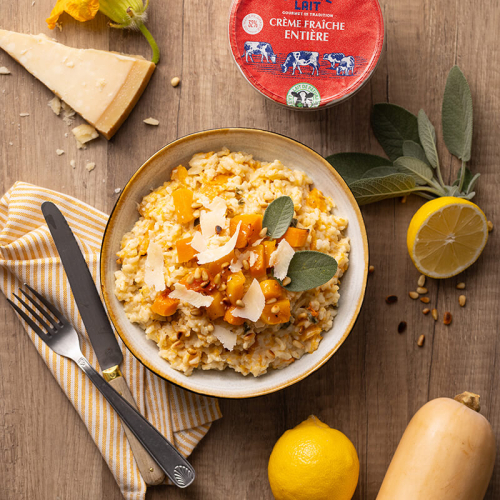 RISOTTO MIT BUTTERNUT und SALBEI