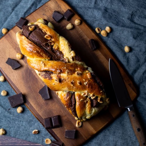 Babka Schokolade-Haselnuss