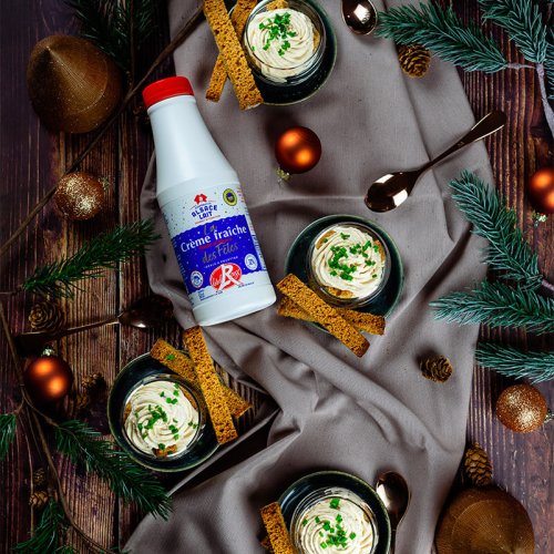 Foie gras-Sahne mit Lebkuchen